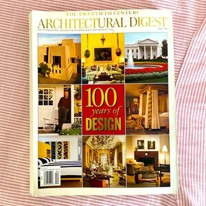 Vintage April 1999 edition Architectural Digest Magazine – 100 Years of Design